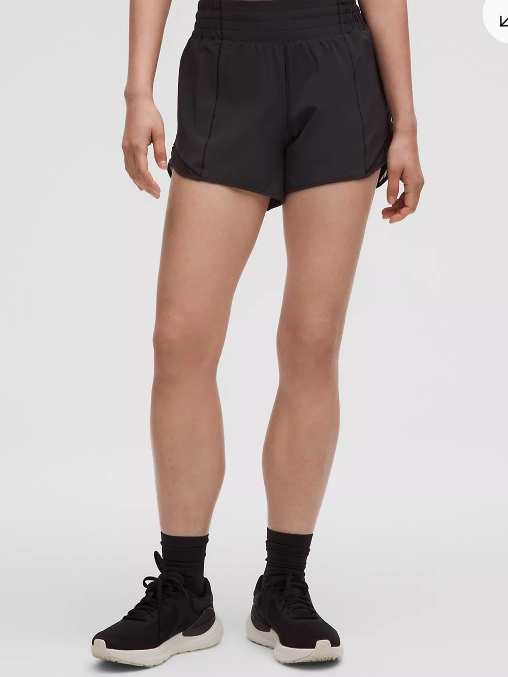 Lululemon Hotty Hot High-Rise Lined Short 4" Size 6
